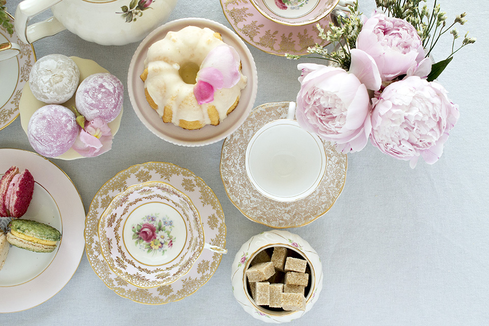 Pink and Gold Tea Party